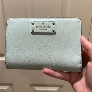 Kate Spade Tellie Wallet Mint-Blue (used)